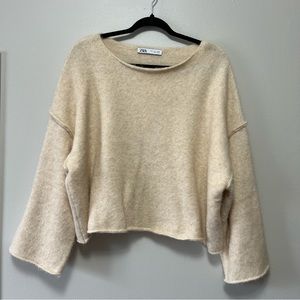 Zara wide sleeve sweater